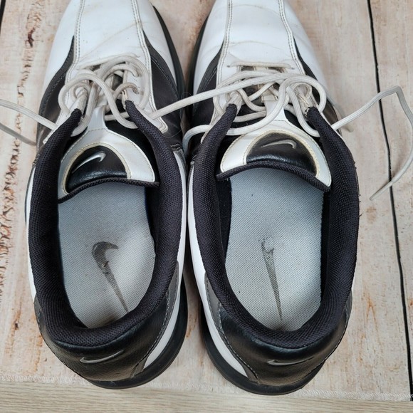 Nike Heritage Golf Men’s White Black Cleats‎ Shoes 418624-101 US Size 9 - Picture 11 of 11